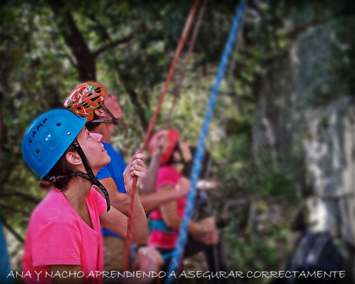 Salidas de escalada en roca en grupo