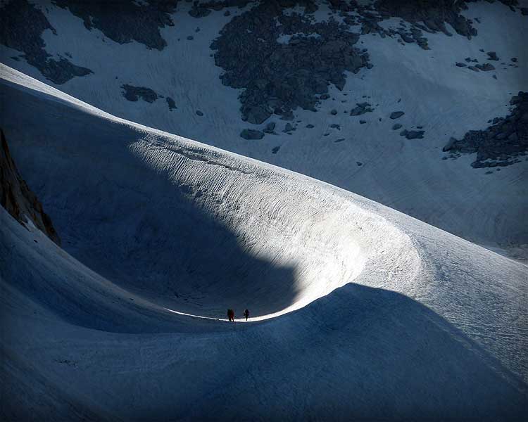 Espectacular estampa en la ascensión al Aneto con guía desde Benasque