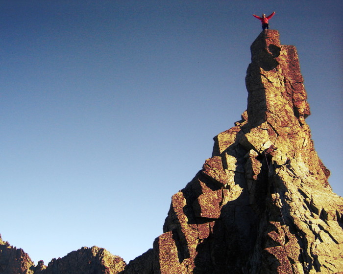 Cresta de Diablos con guía de montaña