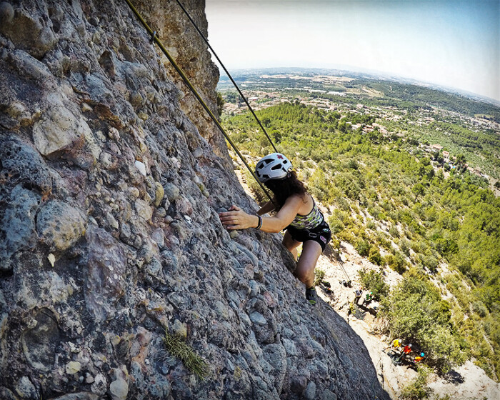 Bautizo de escalada en roca