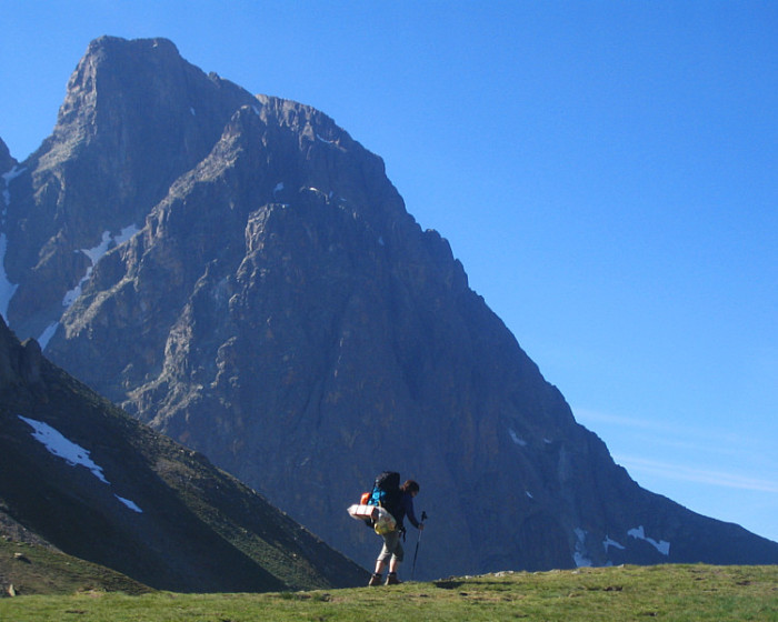 Midi d'Ossau con guía de montaña